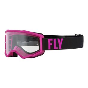 FLY RACING FLY '23 FOCUS GOGGLE PNK/BLK CLEAR LENS
