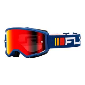FLY RACING FLY '24 ZONE GOGGLE NAVY/WHITE W/ RED MIRROR/SMOKE LENS