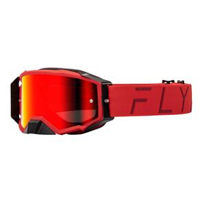 FLY RACING FLY '24 ZONE PRO GOGGLE RED W/ RED MIRROR/SMOKE LENS