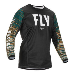 FLY RACING 2022 KINETIC WAVE JERSEY BLK/RUM