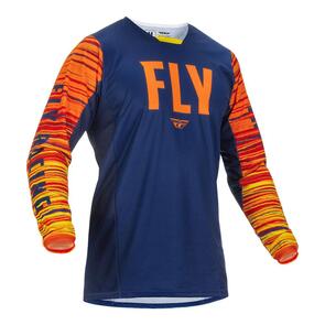 FLY RACING 2022 KINETIC WAVE JERSEY NAVY/ORG