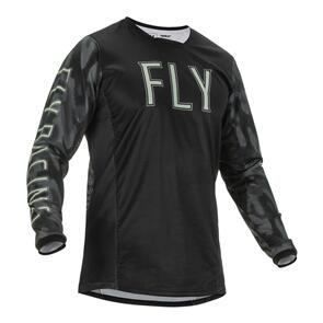 FLY RACING 2022 KINETIC S.E. TACTIC JERSEY AND PANTS BLK/GRY CAMO
