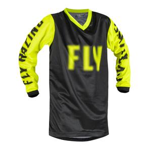 FLY RACING 2023 YOUTH F-16 JERSEY BLACK/HI-VIS