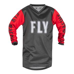 FLY RACING 2023 YOUTH F-16 JERSEY GREY/RED