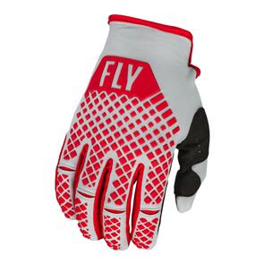 FLY RACING 2023 KINETIC GLOVES RED/GREY