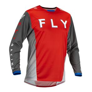 FLY RACING 2023 KINETIC KORE JERSEY RED/ GREY