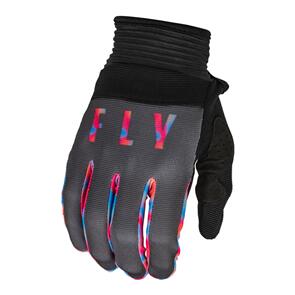 FLY RACING 2023 F-16 GLOVES GREY/PINK/BLUE 