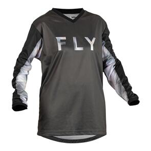 FLY RACING 2023 WOMENS F-16 JERSEY BLACK/GREY