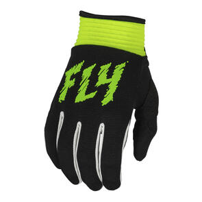 FLY RACING 2024 YOUTH F-16 GLOVES BLACK/NEON GREEN