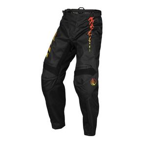 FLY RACING 2024 YOUTH F-16 PANTS BLACK/YELLOW/ORANGE