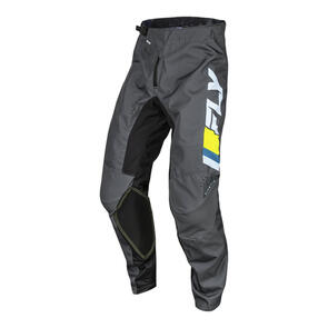 FLY RACING 2024 KINETIC PRIX PANTS ICE GREY/CHARCOAL/HI-VIS