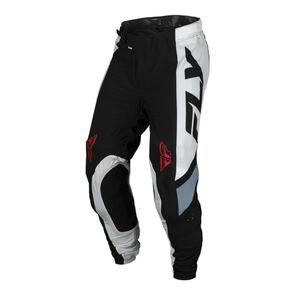 FLY RACING 2024 LITE PANTS BLACK/WHITE/DENIM GREY