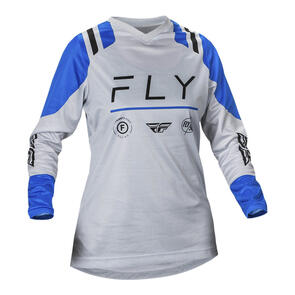 FLY RACING 2024 WOMENS F-16 JERSEY ARCTIC GREY/BLUE