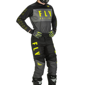 FLY RACING 2022 F-16 JERSEY AND PANTS GRY/BLK/HI-VIS