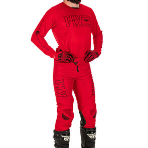 FLY RACING 2022 KINETIC FUEL JERSEY AND PANTS RED/BLK