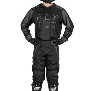 FLY RACING 2024 F-16 JERSEY AND PANTS BLACK/CHARCOAL