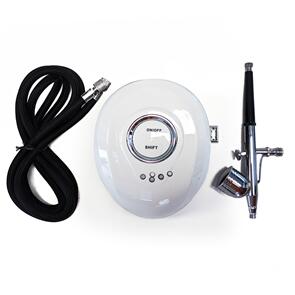 FORMULA AIRBRUSH COMPRESSOR WHITE WITH 0.3MM AIRBRUSH
