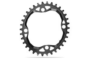 ABSOLUTE BLACK OVAL PREMIUM 104BCD NW CHAINRING FOR HG+ 12SPD BLACK