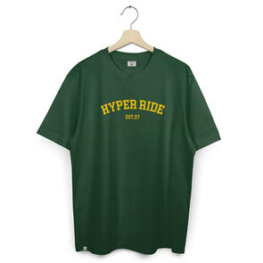 HYPER RIDE COLLEGE TEE BOTTLE GREEN / YELLOW