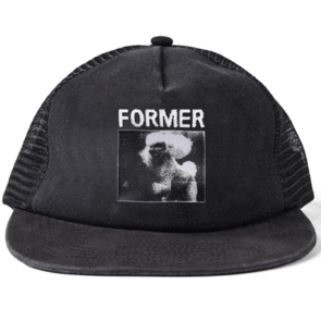 FORMER WAR POODLE TRUCKER CAP BLACK