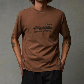 FORMER FORK IN THE ROAD T-SHIRT WASHED BARK