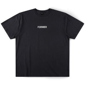 FORMER LEGACY OVERDYE T-SHIRT WASHED BLACK