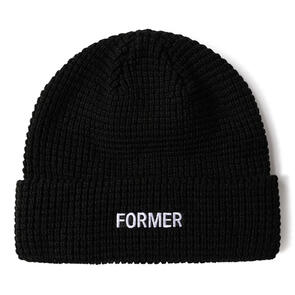 FORMER LEGACY WAFFLE BEANIE BLACK