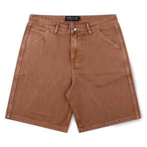 FORMER REYNOLDS 21" OVERDYE DENIM WALKSHORTS WASHED BROWN
