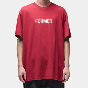 FORMER SALVAGE LEGACY T-SHIRT WASHED CRIMSON