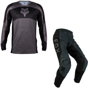 FOX RACING MOTO 2024 180 NITRO JERSEY AND PANTS DARK SHADOW