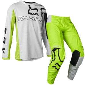 FOX RACING 2022 YOUTH 180 SKEW JERSEY AND PANTS FLO YELLOW
