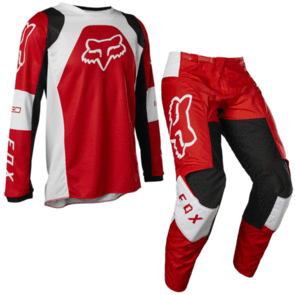 FOX RACING 2022 YOUTH 180 LUX JERSEY AND PANTS FLO RED