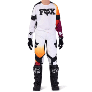 FOX RACING 2024 YOUTH 360 STREAK JERSEY AND PANTS WHITE