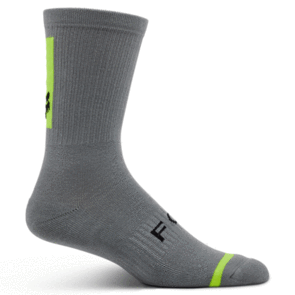 FOX RACING 2025 8 INCH DEFEND SOCKS [STEEL GREY]