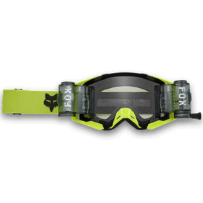 FOX RACING MOTO 2026 MX AIRSPACE ROLLOFF GOGGLES FLUORESCENT YELLOW
