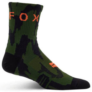 FOX RACING 6 INCH RANGER SOCKS SWARMER [DARK SAGE]