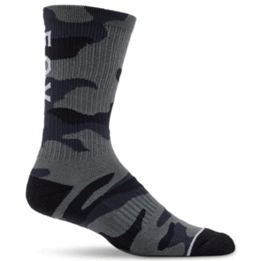 FOX RACING CAMO CREW SOCKS [BLACK CAMO]