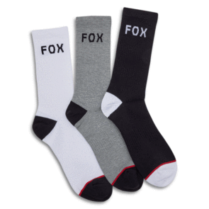 FOX RACING CREW SOCKS - 3 PACK