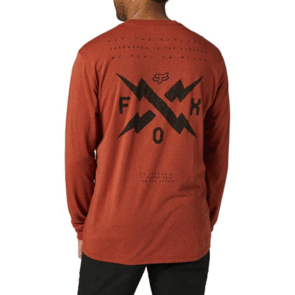 FOX RACING CALIBRATED LS TECH TEE [RED CLAY]
