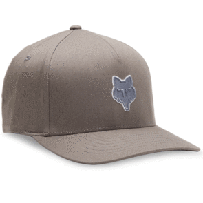 FOX RACING FOXHEAD FLEXFIT HAT [STEEL GREY]