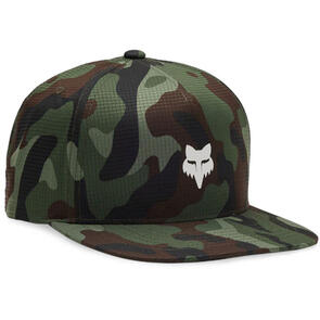 FOX RACING FOX HEAD CAMO TECH SNAPBACK GREEN CAMO