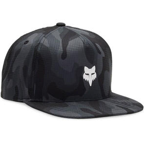 FOX RACING FOX HEAD CAMO TECH SNAPBACK BLACK CAMO
