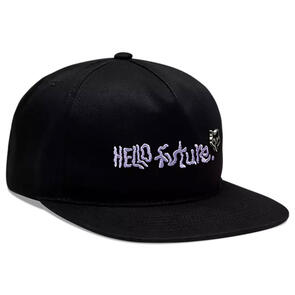 FOX RACING HELLO FUTURE SNAPBACK HAT BLACK