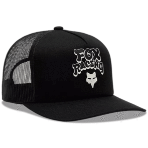FOX RACING RACEWEAR MESH TRUCKER BLACK