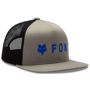 FOX RACING YOUTH ABSOLUTE SNAPBACK MESH HAT STEEL GREY