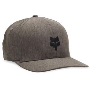 FOX RACING FOX HEAD SELECT FLEXFIT HAT BLACK/CHARCOAL