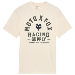 FOX RACING LOCAL RACER SS PREMIUM TEE OFF WHITE