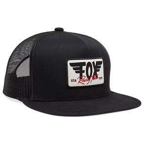 FOX RACING WINGED TRUCKER HAT BLACK