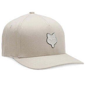 FOX RACING FOX HEAD FLEXFIT HAT VINTAGE WHITE
