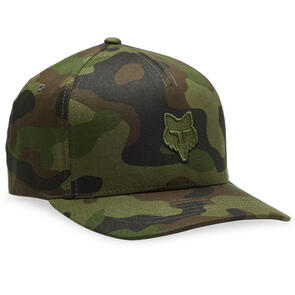 FOX RACING FOX HEAD FLEXFIT HAT GREEN CAMO